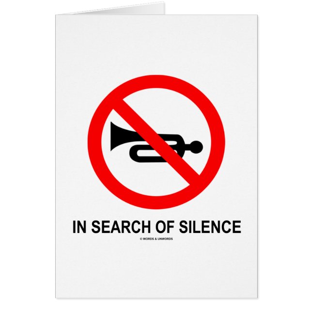 En busca del silencio (señalización) (Frente)