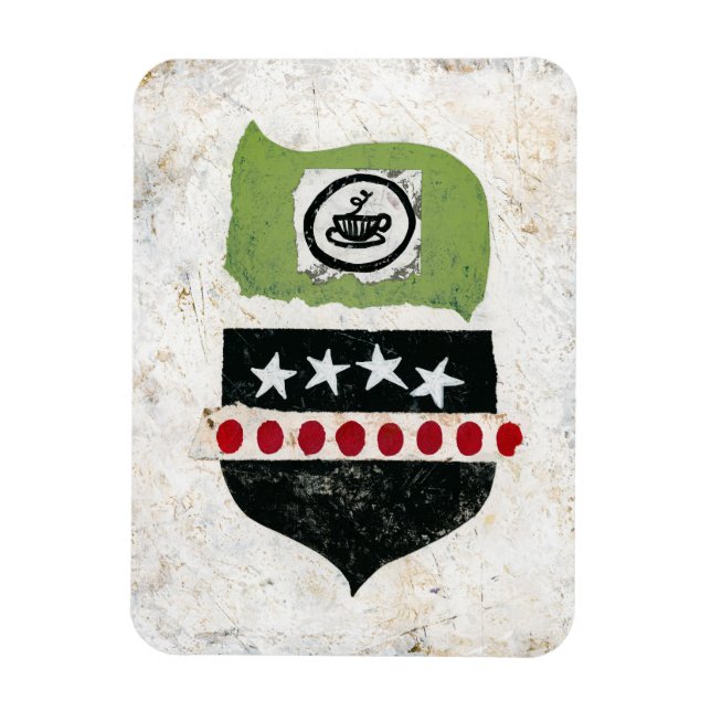 En Búsqueda De Un Imán De Refrigerador De Café (Vertical)