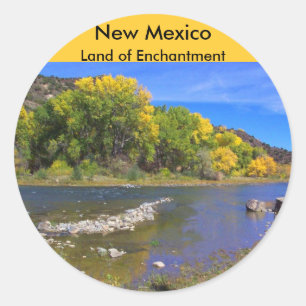 En camino a los pegatinas de Taos