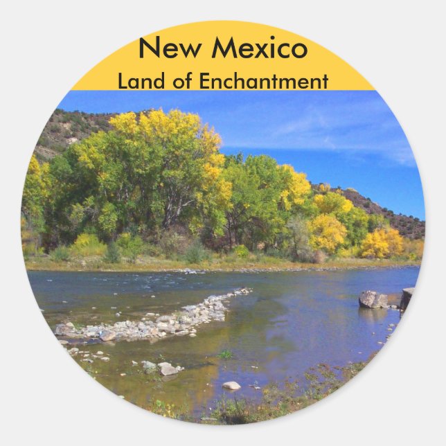 En camino a los pegatinas de Taos (Anverso)