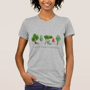En casa en la camiseta de una cita Inspiradora sob