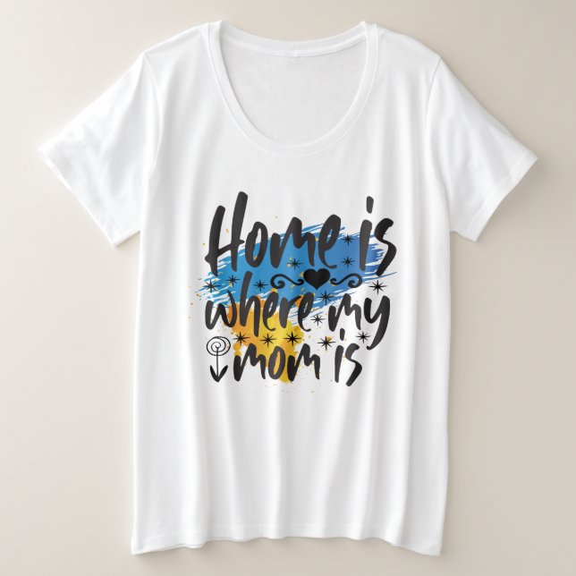 En Casa Es Donde Mamá Está (Anverso del diseño)