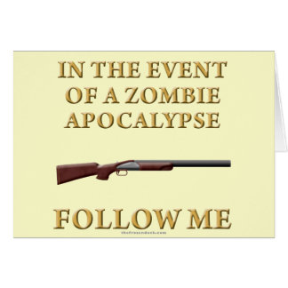 En caso de apocalipsis del zombi