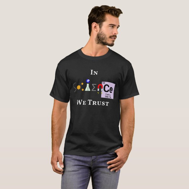 En ciencia confiamos en la camiseta (Anverso completo)