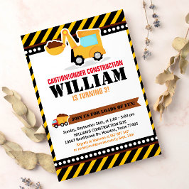 EN CONSTRUCCIÓN Invitación a la fiesta de cumpleañ