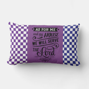 En cuanto a mi casa y mi morado almohada reversibl