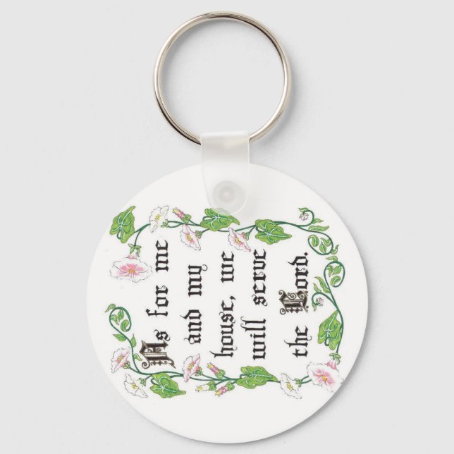 En cuanto a mí y a mi casa... Llavero (Anverso)