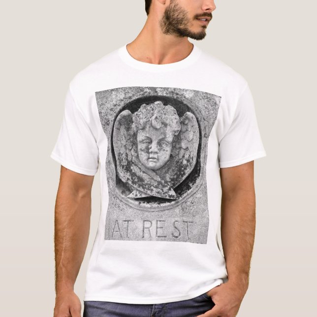 "En descanso" camisa del sueño de la querube - (Anverso)
