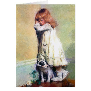 En desgracia, obra maestra de pintura de aceite de