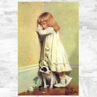 En desgracia por Charles Burton Barber, arte vinta