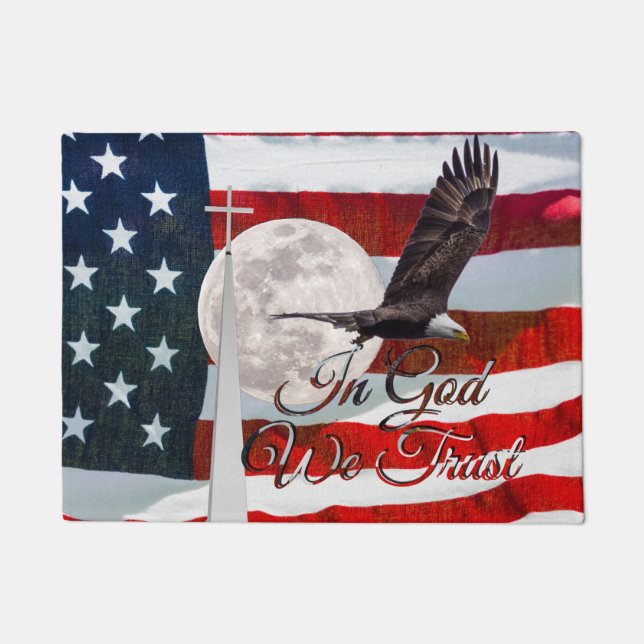 en Dios confiamos en la alfombra del perro (Anverso)