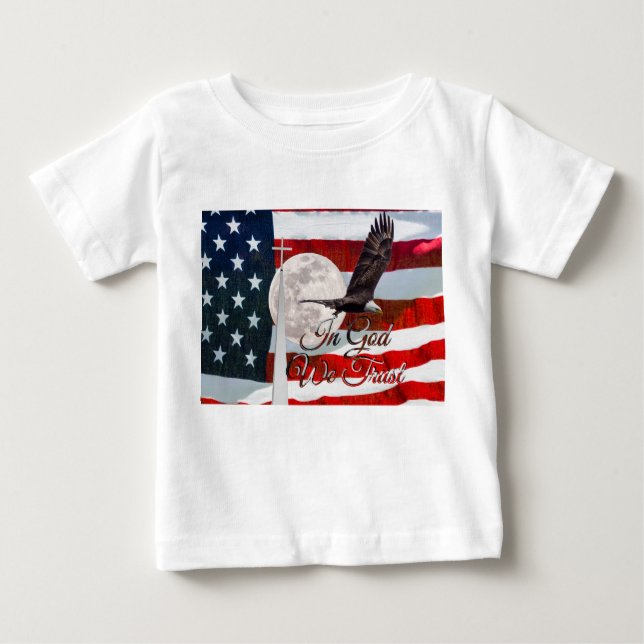 En Dios confiamos en la camiseta de los niños (Anverso)