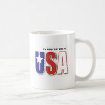 "En dios confiamos en" la taza de café con 34:8 de