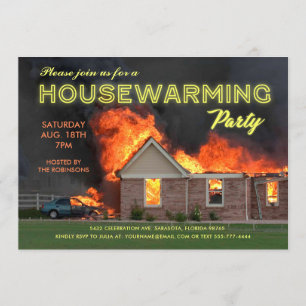 En divertido Fuego de las invitaciones el   del