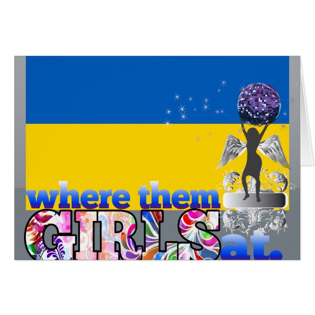 ¿En dónde ellos chicas ucranianos? (Anverso (Horizontal))