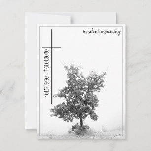 En duelo silencioso - árbol en prado 2.0