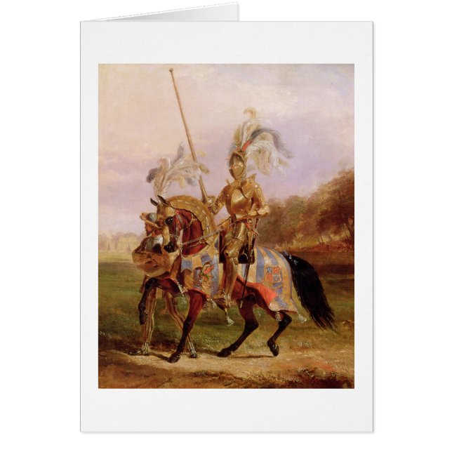 En Eglinton, señor del torneo, 1840 (aceite (Frente)