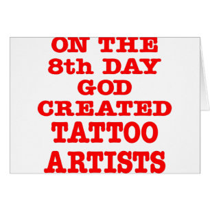 En el 8vo día dios creó a artistas del tatuaje
