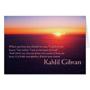 En el amor - el profeta de Kahlil Gibran