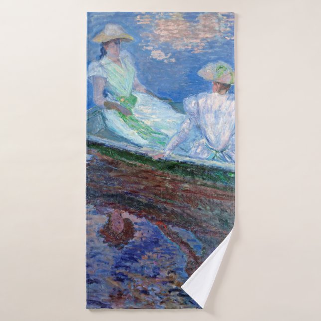 En el barco, Monet (Toalla de baño)