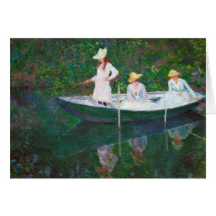 En el barco noruego en Giverny Claude Monet
