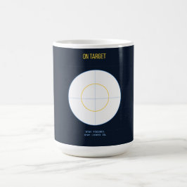 En el blanco — Taza de café maximalista de los 90
