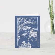 En el Bleak Midwinter, Cranham, tarjeta de Navidad