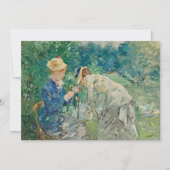En el Bois de Boulogne | Berthe Morisot (Anverso)