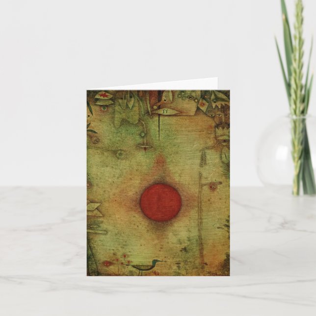 En el borde, anuncio Marginem de Paul Klee (Anverso)