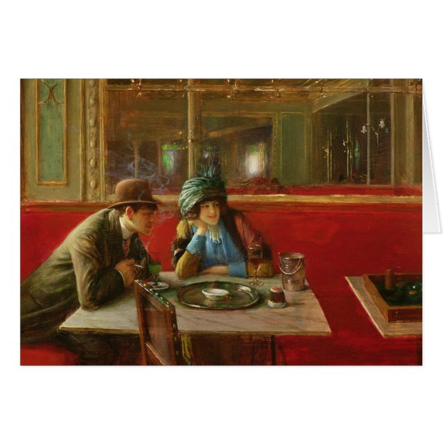 En el café (Anverso (Horizontal))