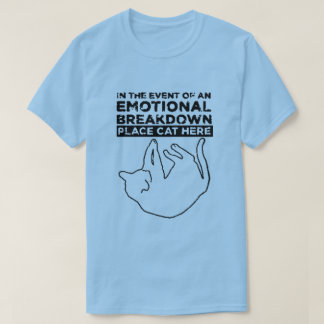 En el caso de una camiseta EMOCIONAL DE DESGLOSE
