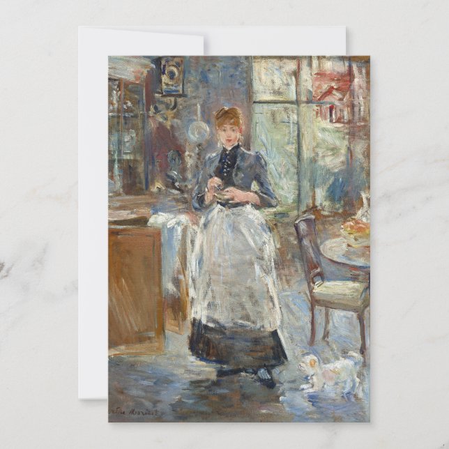 En el comedor | Berthe Morisot (Anverso)