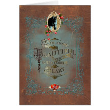 En el corazón de un caballo ~ tarjeta de felicitac