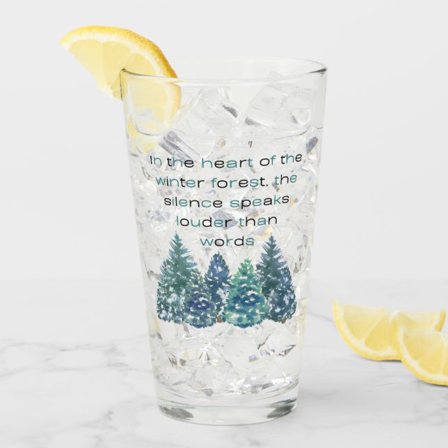 En El Corazón Del Bosque De Invierno (Anverso (hielo))