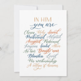 En él eres una tarjeta