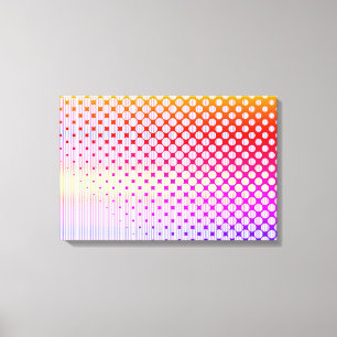 En el futuro arte moderno de tela en pared