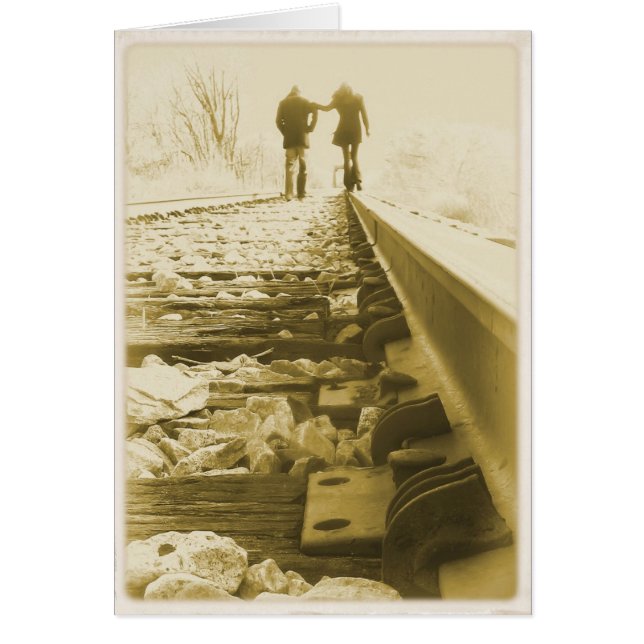 En el futuro juntos: tarjeta interior en blanco (Frente)