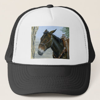 En el gorra listo del camionero