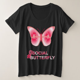 En el hashtag social mariposa