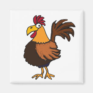 EN el imán enrrollado del gallo