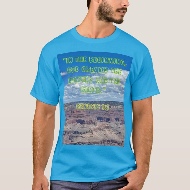 En el inicio de la génesis 1:1 camiseta (Anverso)