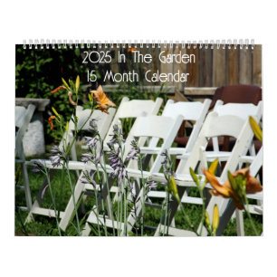 En El Jardín Calendario De Flores De 15 Meses