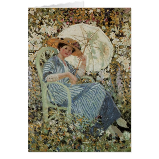 En el jardín, Giverny de Frederick Frieseke (Frente)