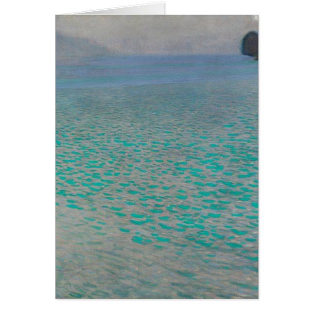 En el lago Attersee, por Gustav Klimt, Bella Artes (Frente)