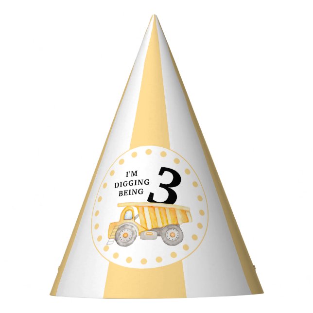 En el lugar de construcción, niño fiesta gorra (Anverso)