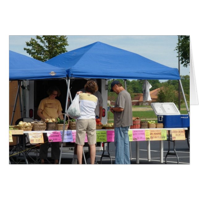 En el mercado de los agricultores (Anverso (Horizontal))