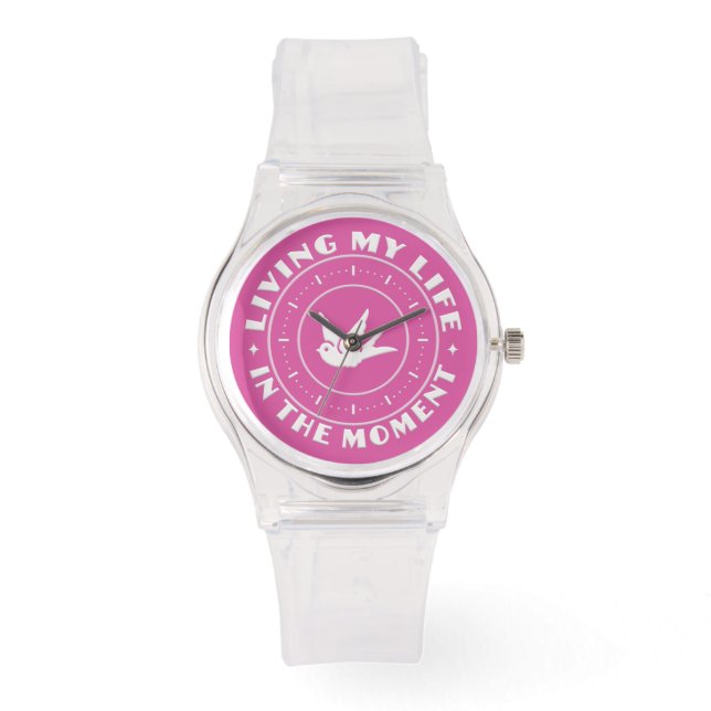 EN EL MOMENTO personalizados relojes (Anverso)