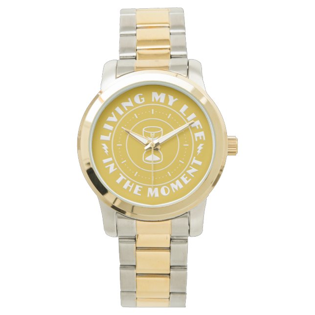 EN EL MOMENTO personalizados relojes (Anverso)