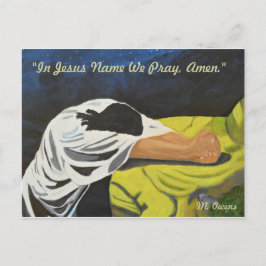 En el nombre de Jesús oramos, Amén! Tarjetas posta