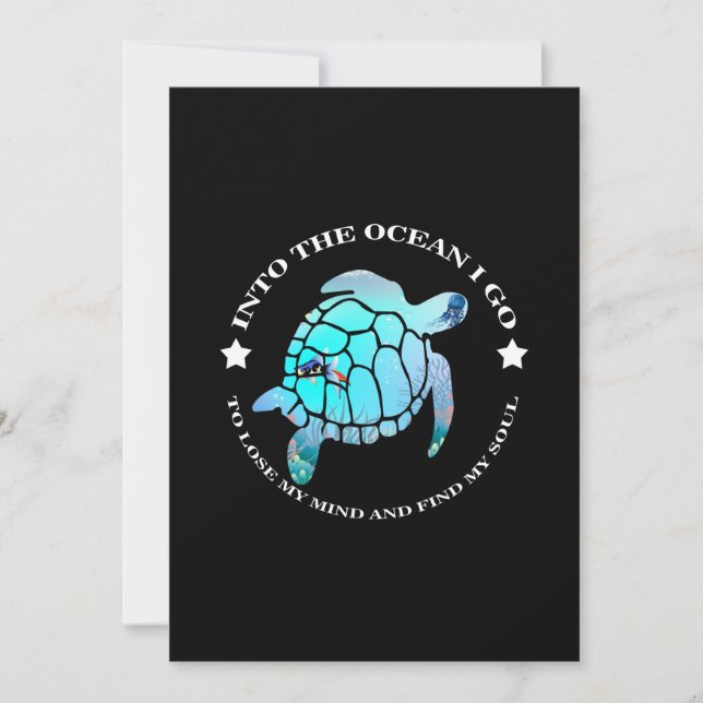 En El Océano Voy A Perder Mi Mente Y Encontrar Mi  (Anverso)